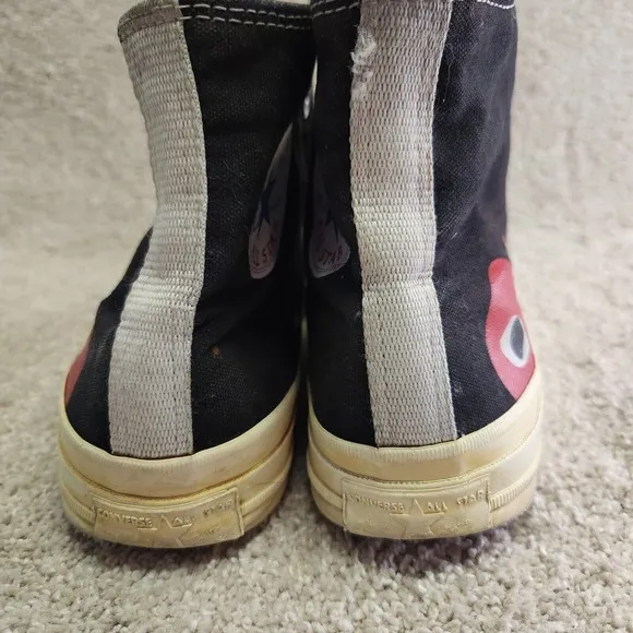 Converse Shoes Chuck Taylor All-star 70 Hi Comme Des Garcons Play 1988 Vintage