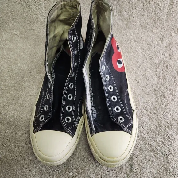 Converse Shoes Chuck Taylor All-star 70 Hi Comme Des Garcons Play 1988 Vintage