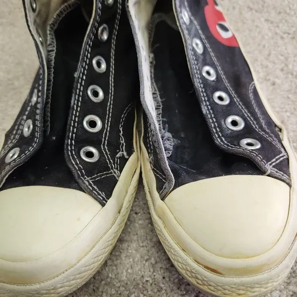 Converse Shoes Chuck Taylor All-star 70 Hi Comme Des Garcons Play 1988 Vintage