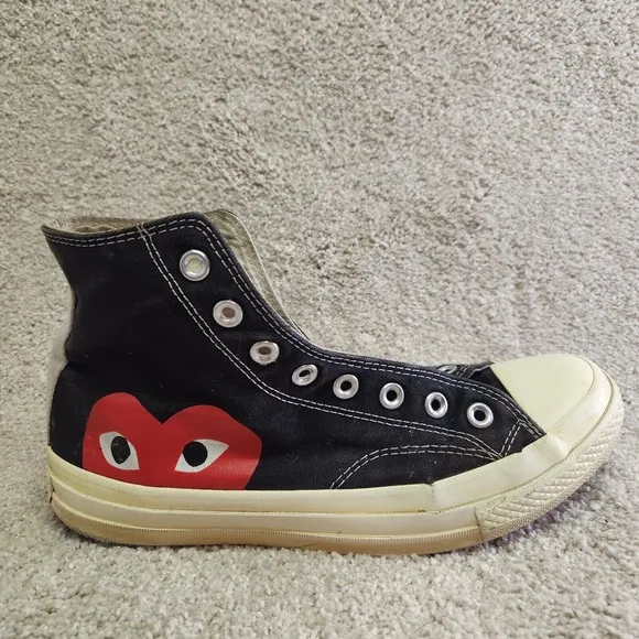Converse Shoes Chuck Taylor All-star 70 Hi Comme Des Garcons Play 1988 Vintage
