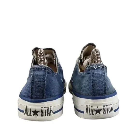 Converse Shoes Made In USA Mens 5.5 Sneaker All Star Canvas Vintage Lace Up Blue