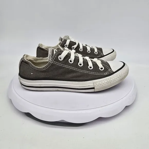 Converse Shoes Youth 1 Chuck Taylor All Star Lo Canvas Dark Grey