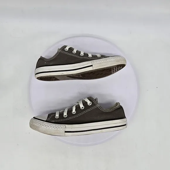 Converse Shoes Youth 1 Chuck Taylor All Star Lo Canvas Dark Grey