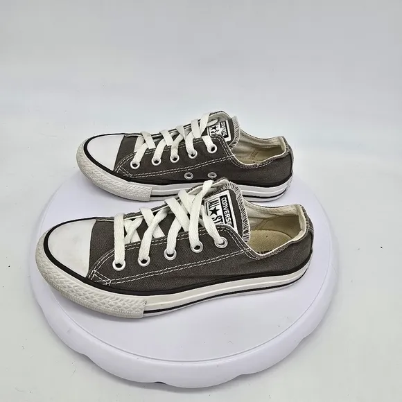 Converse Shoes Youth 1 Chuck Taylor All Star Lo Canvas Dark Grey