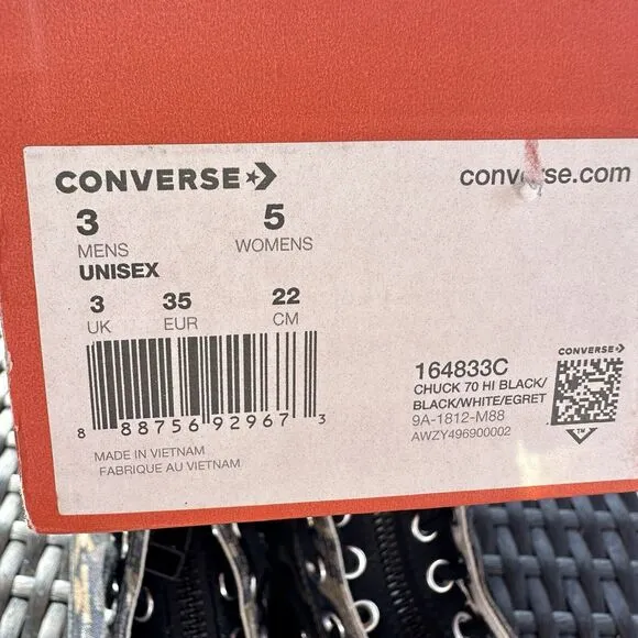 Converse UNDERCOVER x Chuck 70 Hi Camo Men's Shoes 164833C Size 3