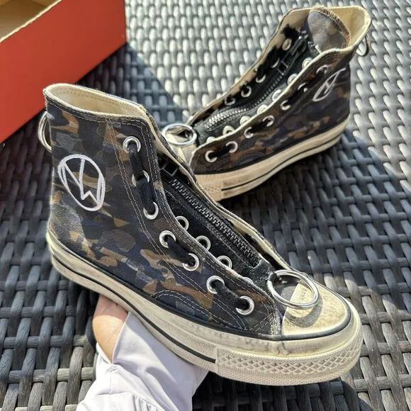 Converse UNDERCOVER x Chuck 70 Hi Camo Men's Shoes 164833C Size 3