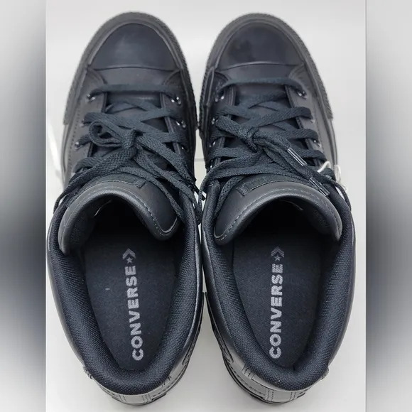 CONVERSE Unisex Black High Tops Shoes Sneakers A08545C Men Size 9 Women 11 New
