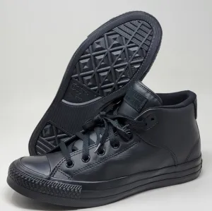 CONVERSE Unisex Black High Tops Shoes Sneakers A08545C Men Size 9 Women 11 New