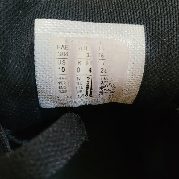 Converse Unisex High-Top Black on Black Chuck Taylor All Star Sneakers Shoes