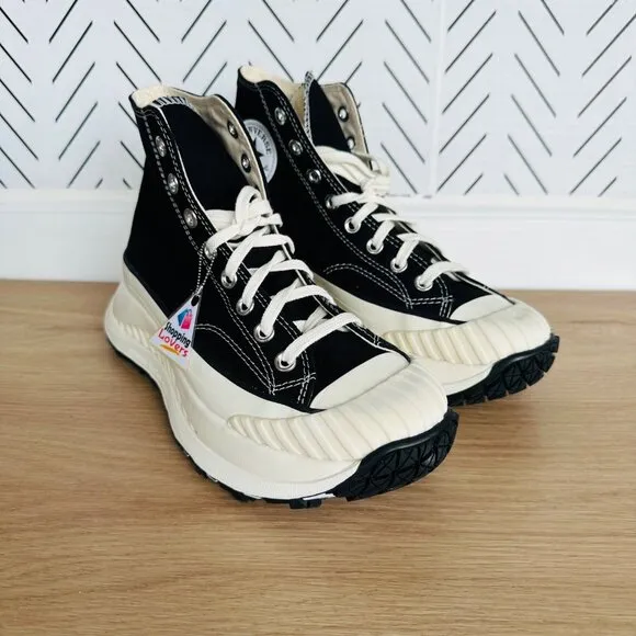 ⭐Converse Women Shoes Sz 7.5 Chuck Taylor All Star Hi Sneakers Black A03277C New