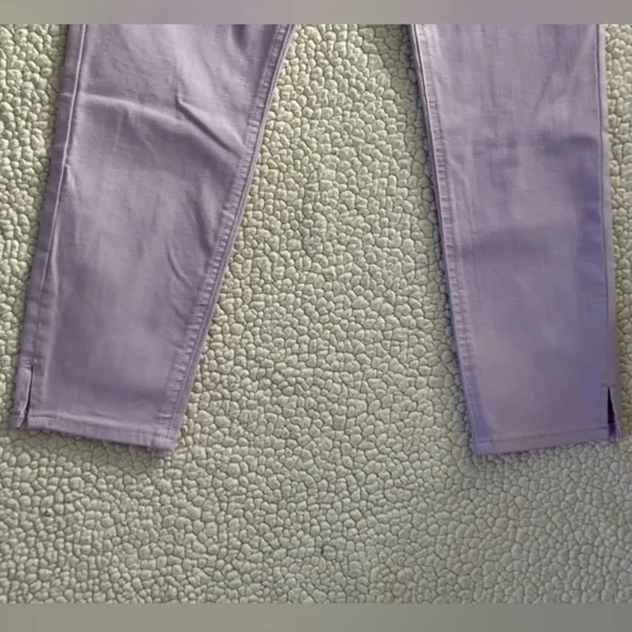 Cosmic Blue Love High Rise Skinny Ankle Crop Jeans Purple Haze Size 28