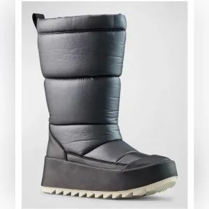 Cougar Women’s Black Winter Magneto Weatherproof Insulated Boot sz 9