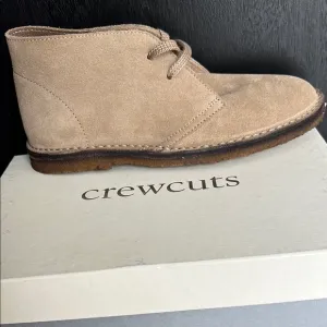 Crewcuts Tan Suede Kids Shoes