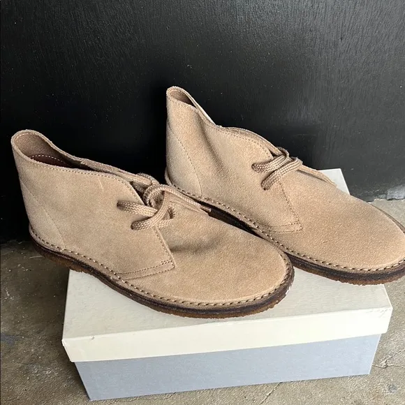 Crewcuts Tan Suede Kids Shoes