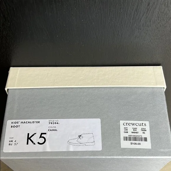 Crewcuts Tan Suede Kids Shoes