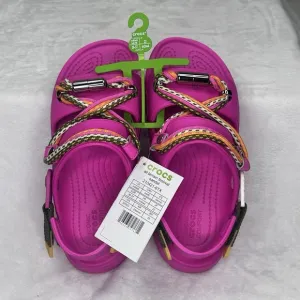Crocs All-Terrain Festival Sandals Pink Men's Size 4 Women's 6 #20421-6TX Nwob
