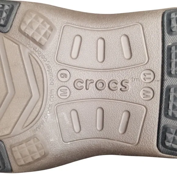 CROCS Brown Quick Trail Low Shoes Size 9 Mens 11 Womens
