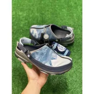 Crocs Busch Light x All-Terrain Clog Mens Shoes Blue 208595-90H NEW Multi Sz