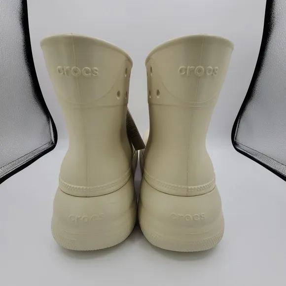 Crocs Classic Bone Waterproof Crush Rain Boots Mens 9 /Womens 11 New with Tag