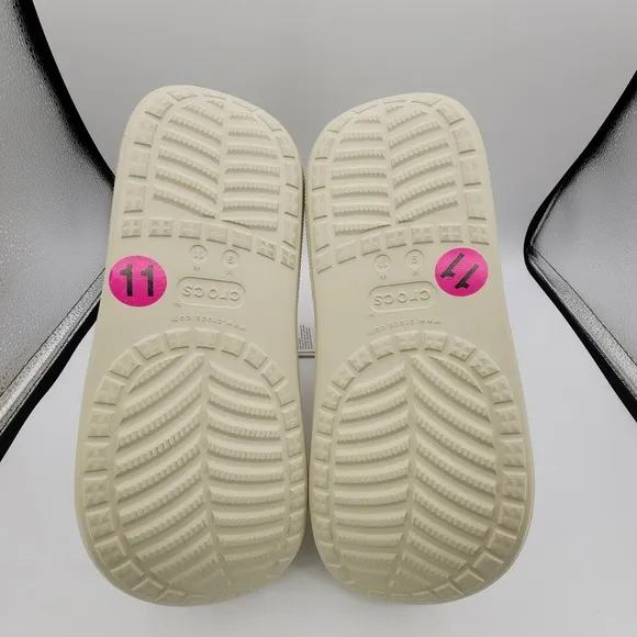 Crocs Classic Bone Waterproof Crush Rain Boots Mens 9 /Womens 11 New with Tag