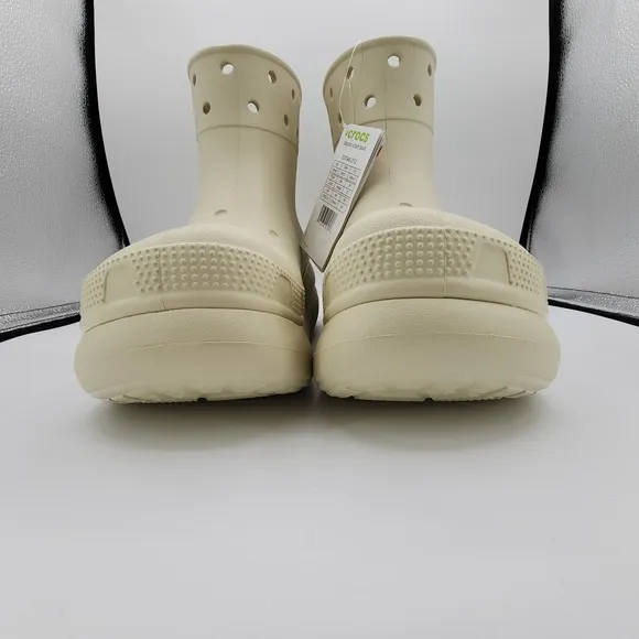 Crocs Classic Bone Waterproof Crush Rain Boots Mens 9 /Womens 11 New with Tag