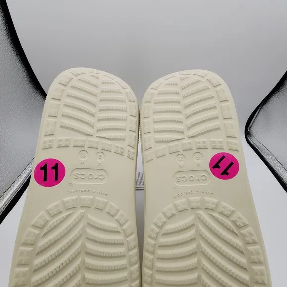 Crocs Classic Bone Waterproof Crush Rain Boots Mens 9 /Womens 11 New with Tag