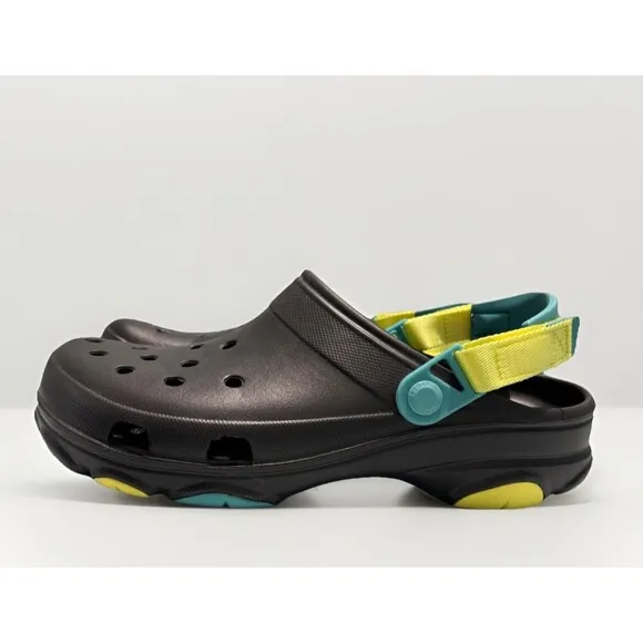 Crocs Unisex-Adult Classic All Terrain Clogs | Black/Multi Men 11