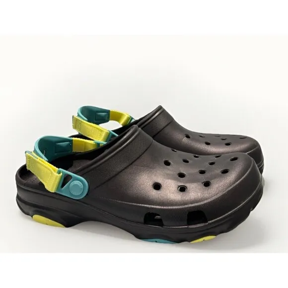 Crocs Unisex-Adult Classic All Terrain Clogs | Black/Multi Men 11
