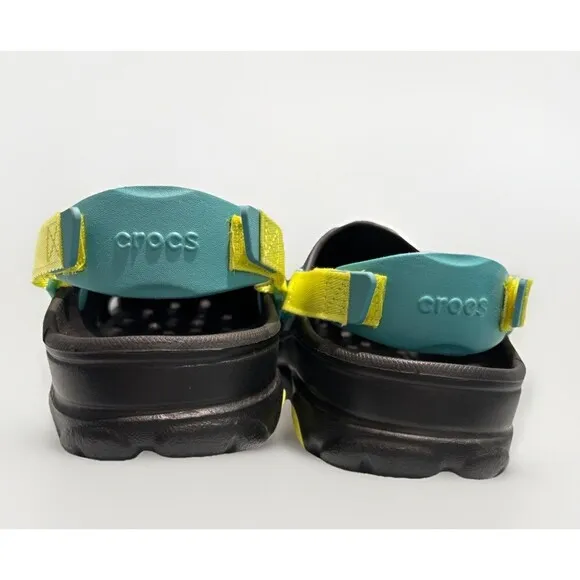 Crocs Unisex-Adult Classic All Terrain Clogs | Black/Multi Men 11