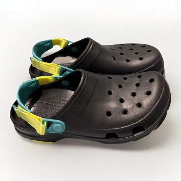 Crocs Unisex-Adult Classic All Terrain Clogs | Black/Multi Men 11
