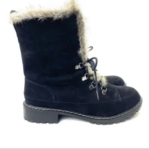 Dana Buchman fur lined lace up winter boots - 7