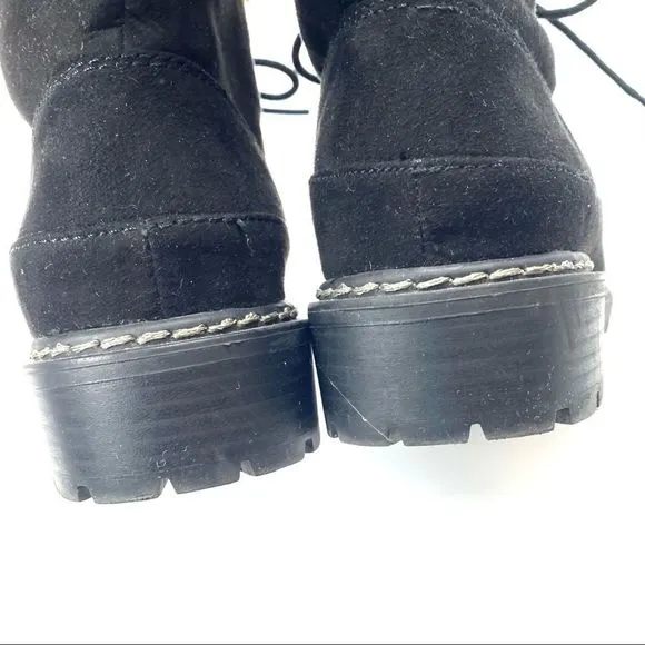 Dana Buchman fur lined lace up winter boots - 7