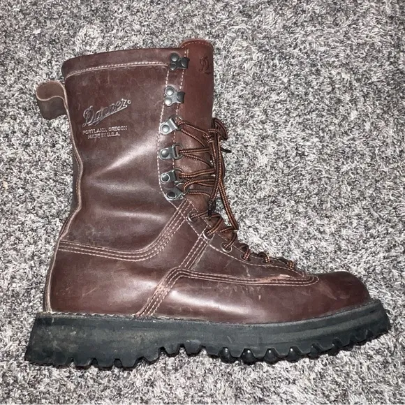 Danner Canadian Brown Leather 600G Insulated Gore-Tex Boots Mens size 8 D 67200
