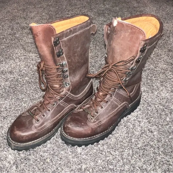 Danner Canadian Brown Leather 600G Insulated Gore-Tex Boots Mens size 8 D 67200