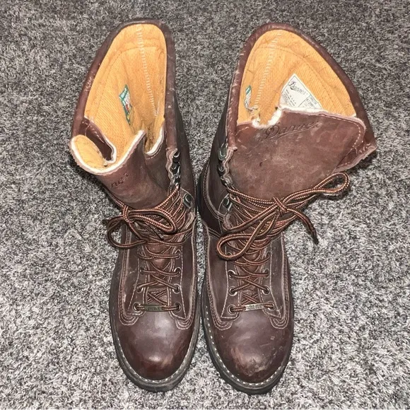 Danner Canadian Brown Leather 600G Insulated Gore-Tex Boots Mens size 8 D 67200