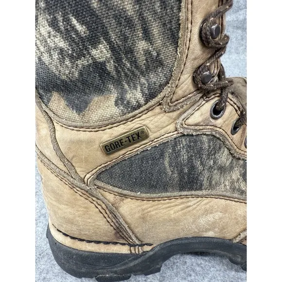 Danner Pronghorn Womens 8 8&quot; Boots 1000G MOBU GT Tan Leather Camo Insulated