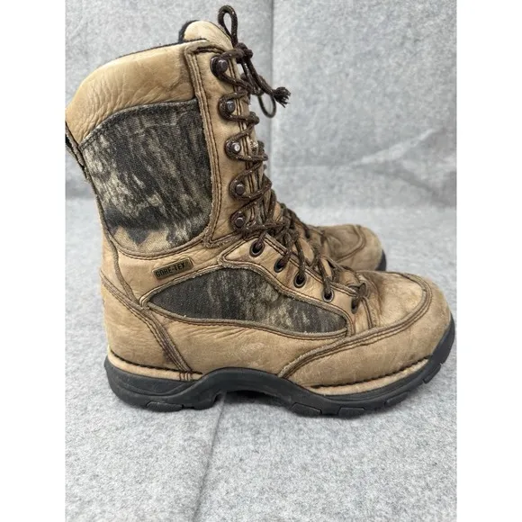 Danner Pronghorn Womens 8 8&quot; Boots 1000G MOBU GT Tan Leather Camo Insulated