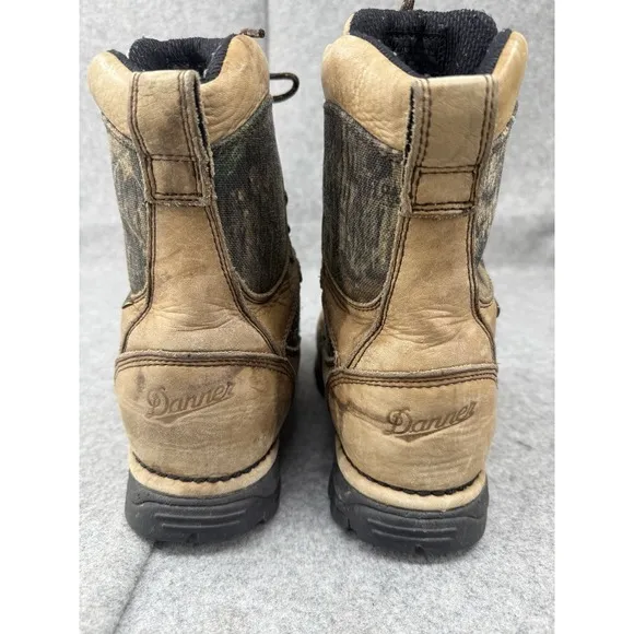 Danner Pronghorn Womens 8 8&quot; Boots 1000G MOBU GT Tan Leather Camo Insulated
