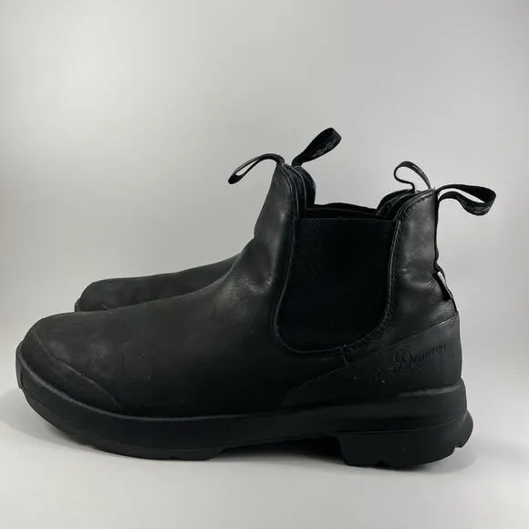 Danner Pub Garden Chelsea Boots Mens Size 13 Black Waterproof Leather 30330
