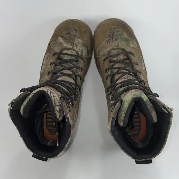 Danner Steadfast Hunting Boots, 8&quot; Realtree Xtra Waterproof 48065 Mens Size 9.5