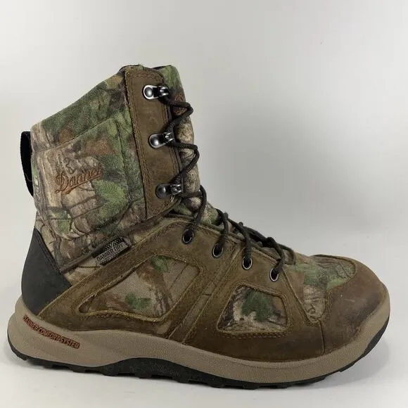 Danner Steadfast Hunting Boots, 8&quot; Realtree Xtra Waterproof 48065 Mens Size 9.5