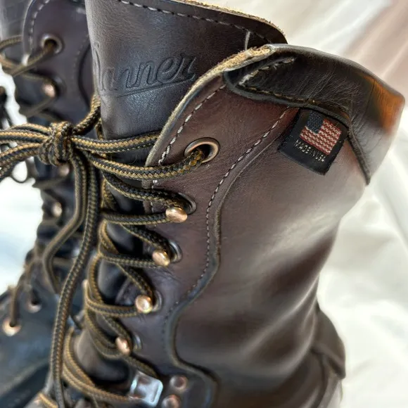 Danner Trophy 10&quot; Men's 9.5 D Gore Tex Boot Made in USA Insulated 600G 60000