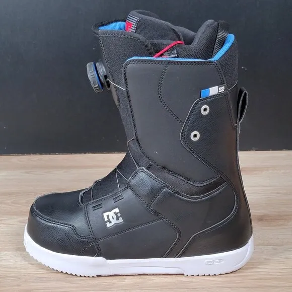 DC Scout Snowboard Boots Mens Size 7.5 Black 2018 BOA Lacing Insulated Winter
