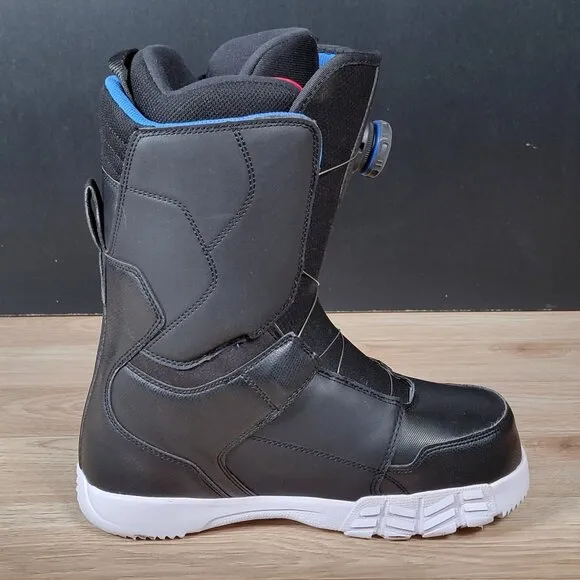 DC Scout Snowboard Boots Mens Size 7.5 Black 2018 BOA Lacing Insulated Winter
