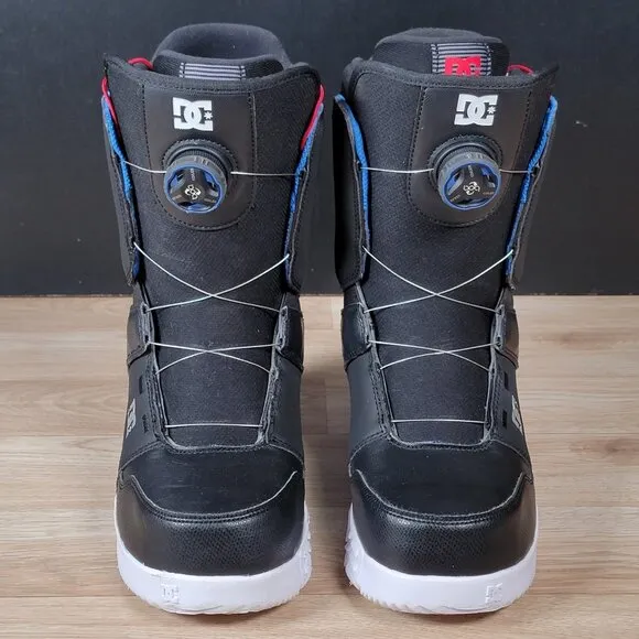 DC Scout Snowboard Boots Mens Size 7.5 Black 2018 BOA Lacing Insulated Winter