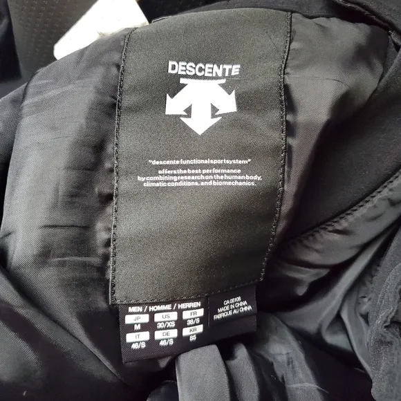 Descente Comoro Insulated Black Ski Pant