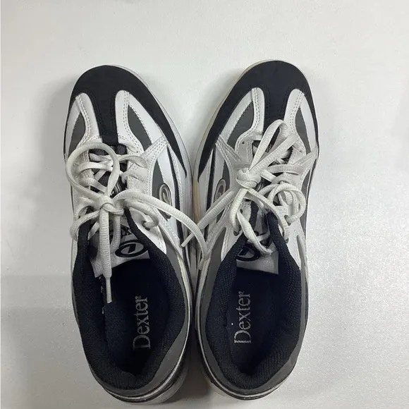 Dexter Dexter Jason III Slide-Rite Black‎ White Bowling Shoes Men's Size 7 M