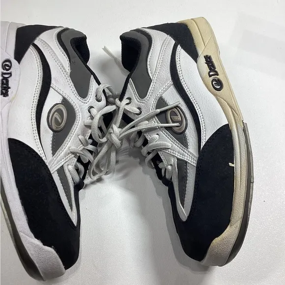 Dexter Dexter Jason III Slide-Rite Black White‎ Bowling Shoes Men's Size 7 M