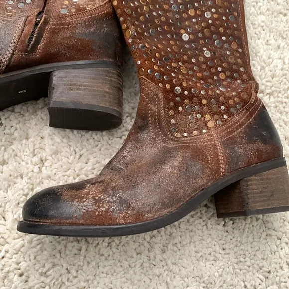 Diba True studded boot Browns What to do