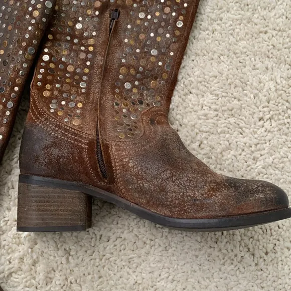 Diba True studded boot Browns What to do
